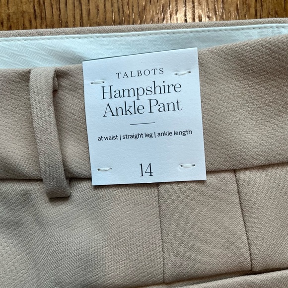 Talbots Hampshire Ankle Pants - Picture 3 of 10